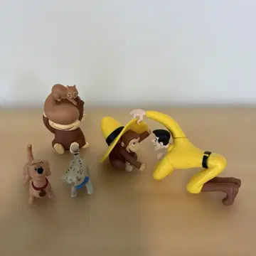 오자루의 조지 조지와 친구들 피규어 전 3종 풀컴프