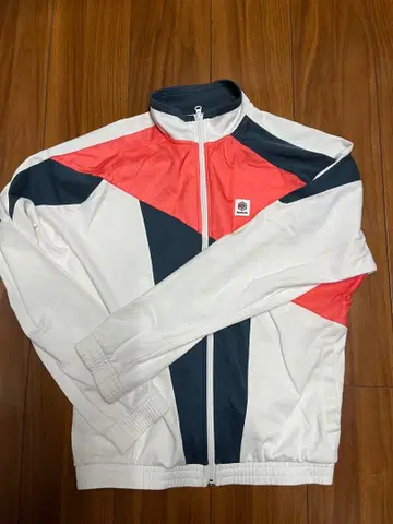 Reebok 스포츠 자켓 점퍼 화이트 로고