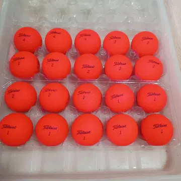 로스트볼 TRUFEEL 빨간색 매트 22년 20구