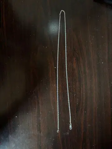 실버 925 체인 목걸이 약 50cm