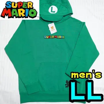 [ 새상품 ] 루이지 후드티 LL 남성용 코스프레 할로윈 마리오