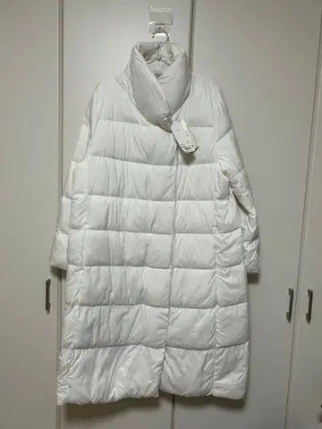 UNIQLO 라이트 웨이트 다운 경량 다운 코트 화이트 XXL