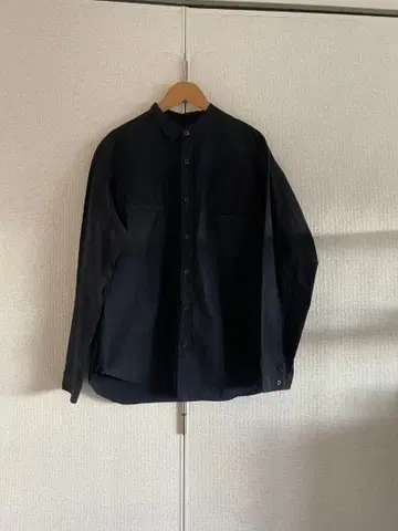 OUTIL 우티 인디고 염색 블랙 셔츠 레어 프랑스제