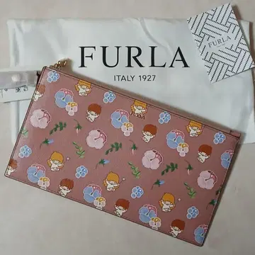 FURLA 훌라 리틀트윈스타 컬렉션 가죽 클러치백