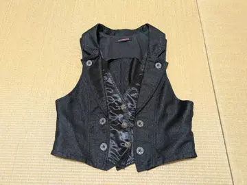 ALGONQUINS 블랙 베스트 펑크 스타일