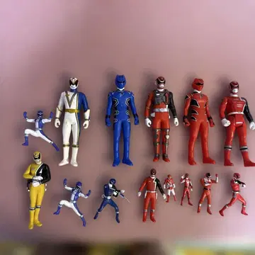 슈퍼전대 히어로 피규어 세트 14개