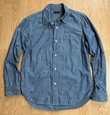 [레어] DE-NA-LI 데나리 샴브레이 셔츠 남성용 M