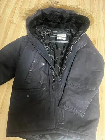 Golden Fleece 후드 부착 밀리터리 자켓