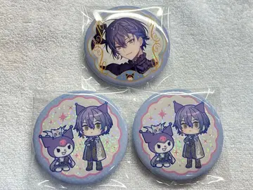 니지산지 산리오 콜라보 캔뱃지 세트 코야나기 로우 1