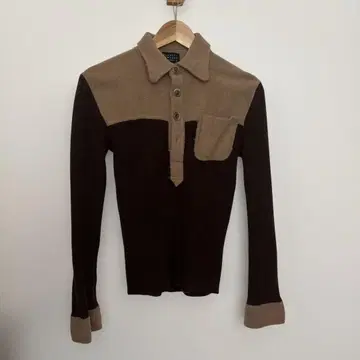 바니스뉴욕 모크넥 니트 브라운