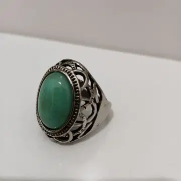 아마존 나이트 실버 반지 시스루 조각