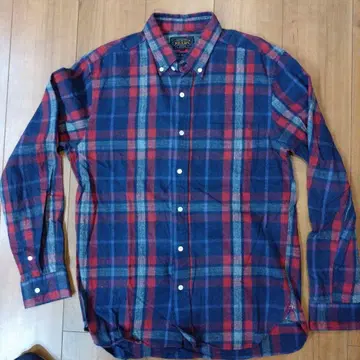 BEAMS+ 빔즈 체크 버튼 다운 셔츠 M