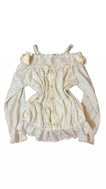 모리걸 페어리 그런지 오프숄더 리본 프릴 리즈리사 리즈멜로