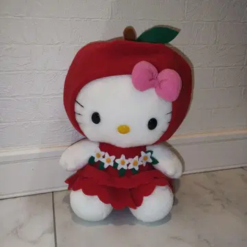 [새상품급] 헬로키티 신슈 한정판 사과 키티 지역 한정 봉제 인형