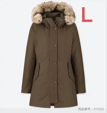 유니클로 논퀼트 다운 숏코트