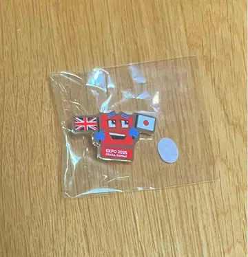 간사이 만박 영국 파빌리온 핀 배지