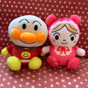 호빵맨 아카짱맨 마쉬멜로우 봉제 인형 키링