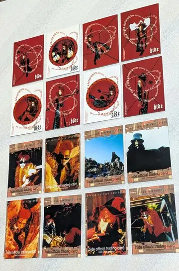 [레어] hide 트레이딩 카드 레귤러 트레이딩 카드 16장
