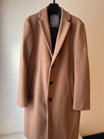 베이지 체스터 코트 M 사이즈