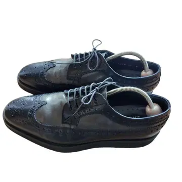 리갈 윙 팁 레더 슈즈 25cm 블랙 x 그레이 일본제