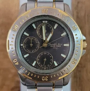 [ 작동품 ] CITIZEN Thunder Bird 솔라 절판 레어!!