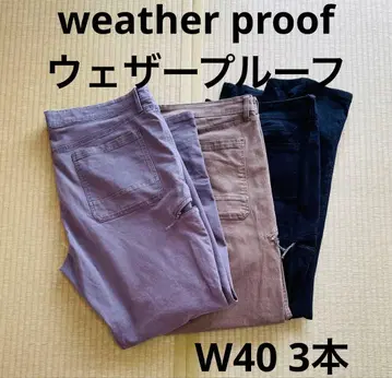 weather proof 웨더프루프 워크 팬츠 3벌 W40 L32