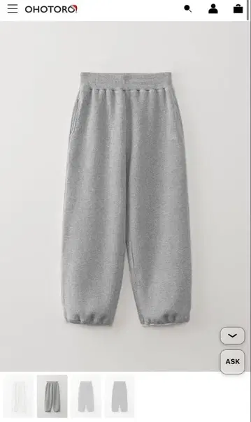[ ohotoro ] Nap Waffle 조거 팬츠