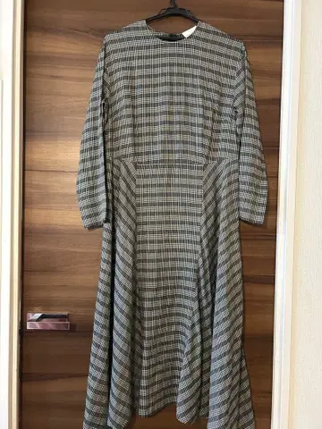 UNITED ARROWS 체크 롱 원피스 사이즈 36