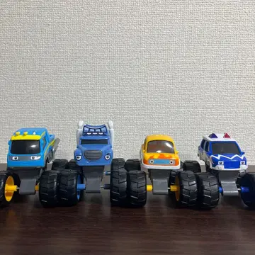 몬스터 카 4대 세트 BabyBus