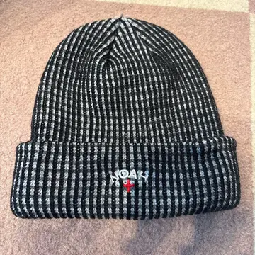 NOAH 스트라이프 니트 모자 비니