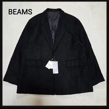 [컨디션 최상] BEAMS 트위드 이지 자켓 실크 혼방 1B M 사이즈