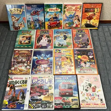 디즈니, 호빵맨, 자동차 등 DVD 묶음 판매