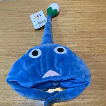 피크민 코스프레 모자 파랑 모자 파이 피크민