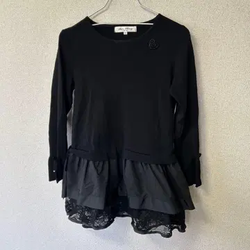 슈퍼 뷰티 블랙 레이스 니트 38