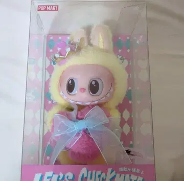 정품 POP MART LETS CHUCKING 봉제 인형 러브브