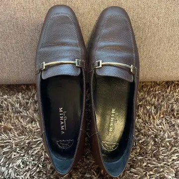 MIHAMA 브라운 가죽 로퍼 23.5cm