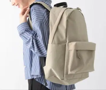 [미사용 새상품] 글로벌 워크 발수 라이트 백팩 10포켓/베이지