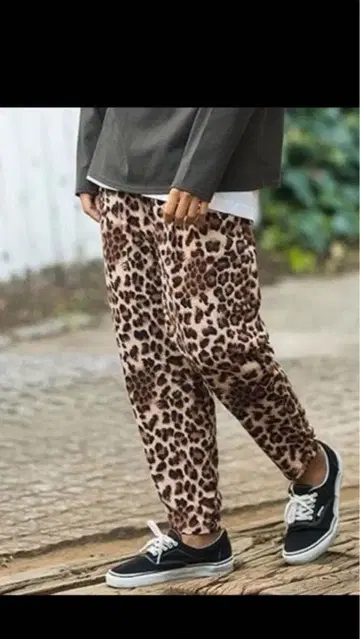 cambio 레오파드 팬츠 S 사이즈