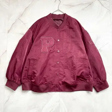 M18262 미사용 퍼슨즈  로고 라이트 바시티 자켓 LL