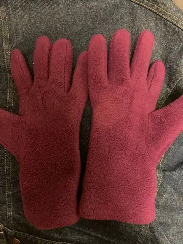 Patagonia 플리스 장갑 버건디 usa