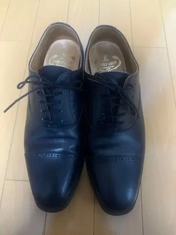 Scotch Grain 네이비 비즈니스 슈즈