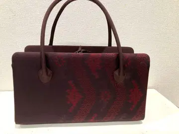 순수 실크 타테니시키 리큐 기모노 가방