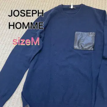 사이즈 M 조셉옴므 네이비 긴팔 니트 캐시미어