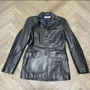 새상품급 23구 가죽 자켓 싱글 3버튼 소 가죽 카우 레더