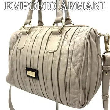 엠포리오 아르마니 2way 핸드백 숄더백 베이지