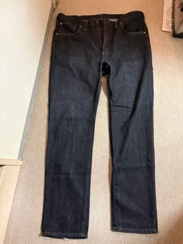 EDWIN ED503 다크 데님 38 블랙 데님