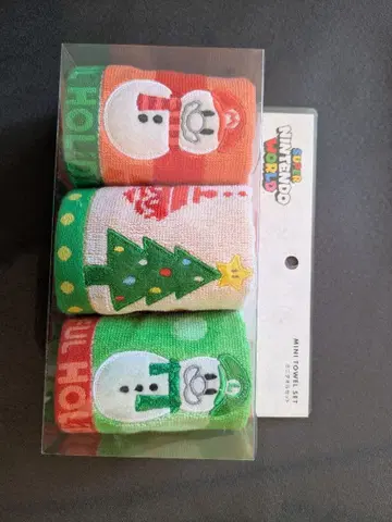 유니버셜 슈퍼 닌텐도 월드 마리오 미니 타월 세트