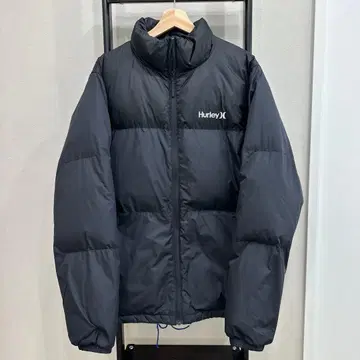 Hurley 블랙 다운 자켓 L
