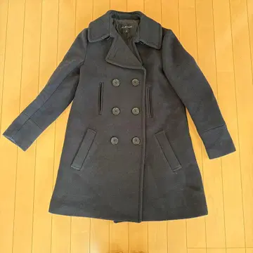 질 스튜어트 블랙 더블 브레스트 사이즈 S 피 코트