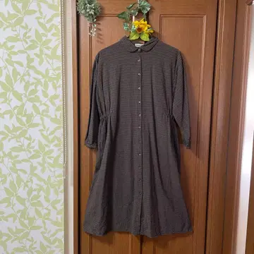 사만사 모스모스 백리본 셔츠 원피스